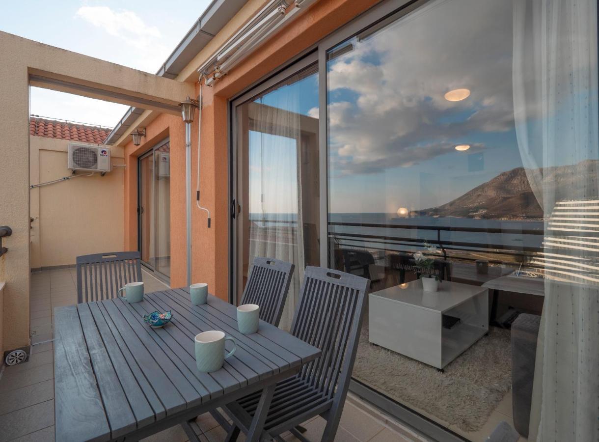 Sea View Two Bedroom Family Apartment With Pool - Sunset Ivanovici Bečići Esterno foto
