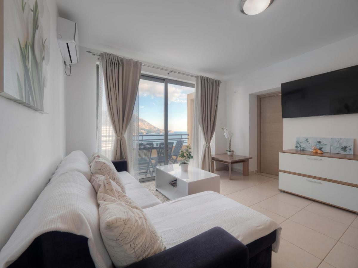 Sea View Two Bedroom Family Apartment With Pool - Sunset Ivanovici Bečići Esterno foto